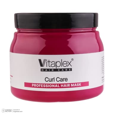 ماسک مو تقویت‌کننده و نرم‌کننده ویتاپلکس مدل CURL CARE حجم 500 میلی‌لیتر