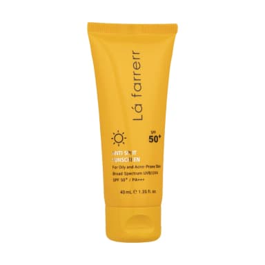 کرم ضدآفتاب و ضدلک بی‌رنگ لافارر مدل SPF50 حجم 40 میلی‌لیتر