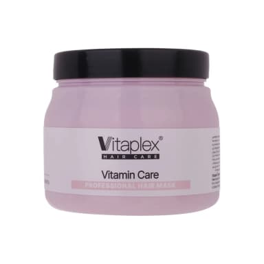 ماسک موی تقویت‌کننده و ترمیم‌کننده ویتاپلکس مدل Vitamin Care حجم 500 میلی‌لیتر